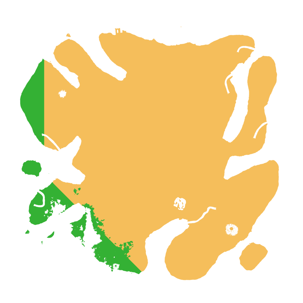 Biome Rust Map: Procedural Map, Size: 3700, Seed: 1578545981