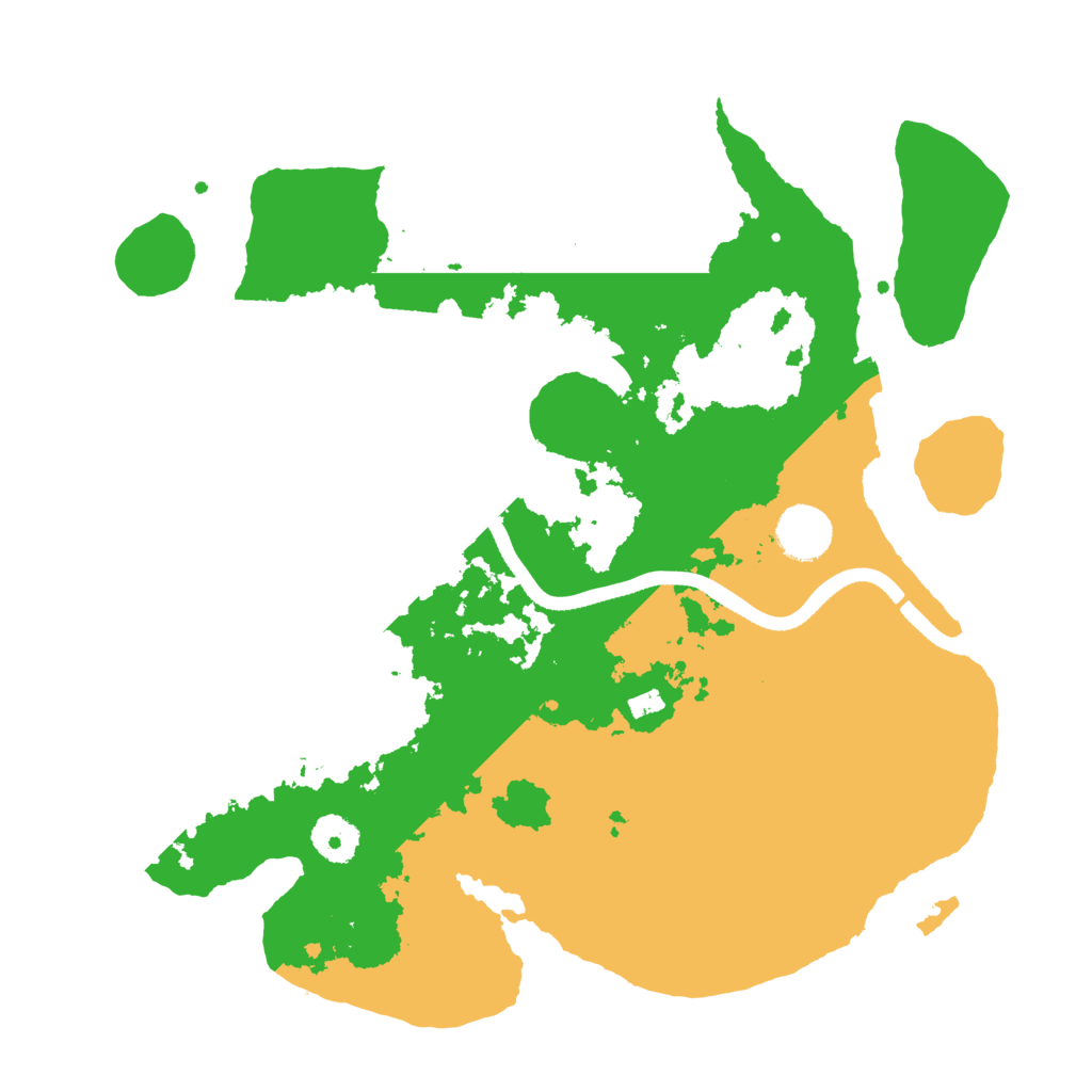 Biome Rust Map: Procedural Map, Size: 3500, Seed: 1361748163