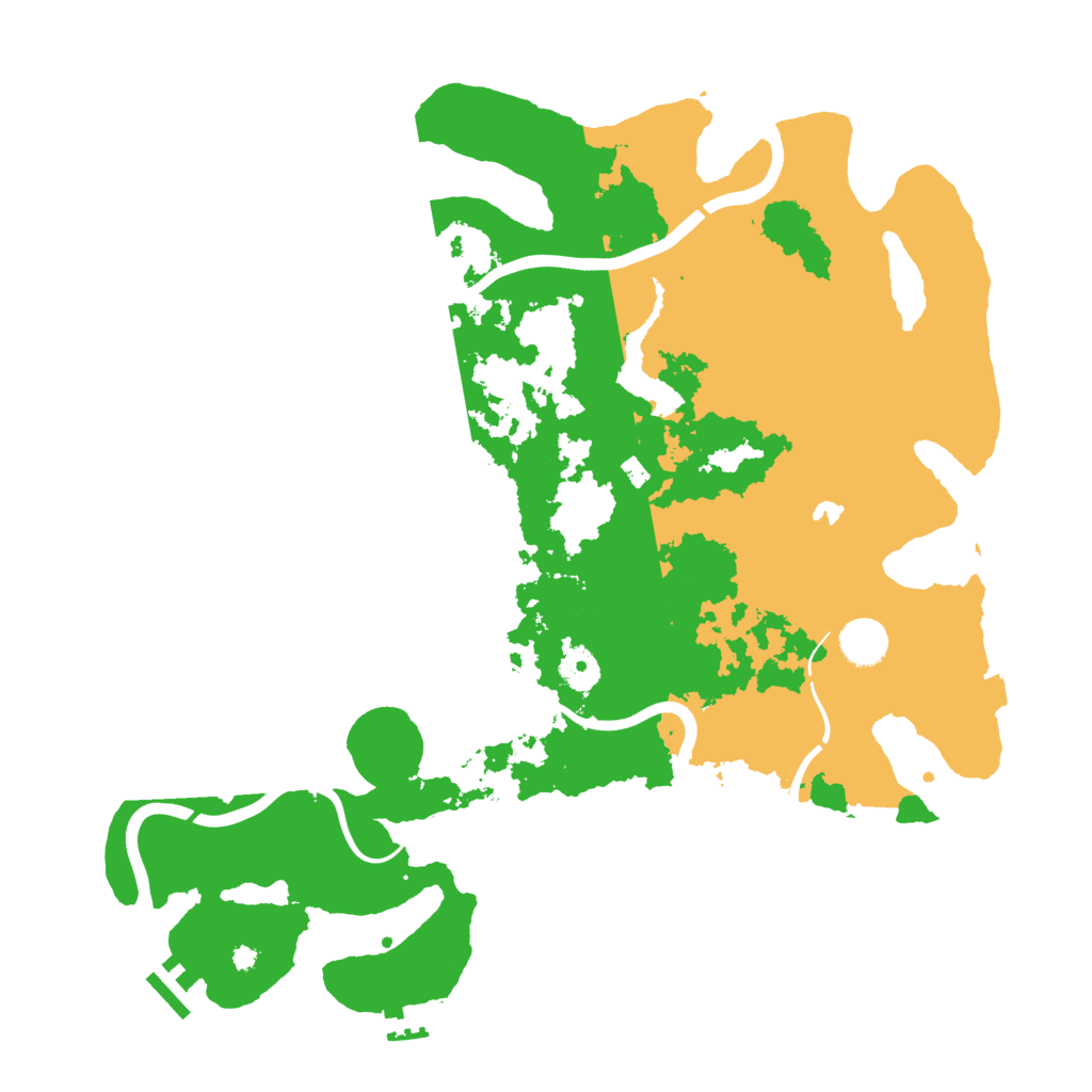 Biome Rust Map: Procedural Map, Size: 4000, Seed: 15876