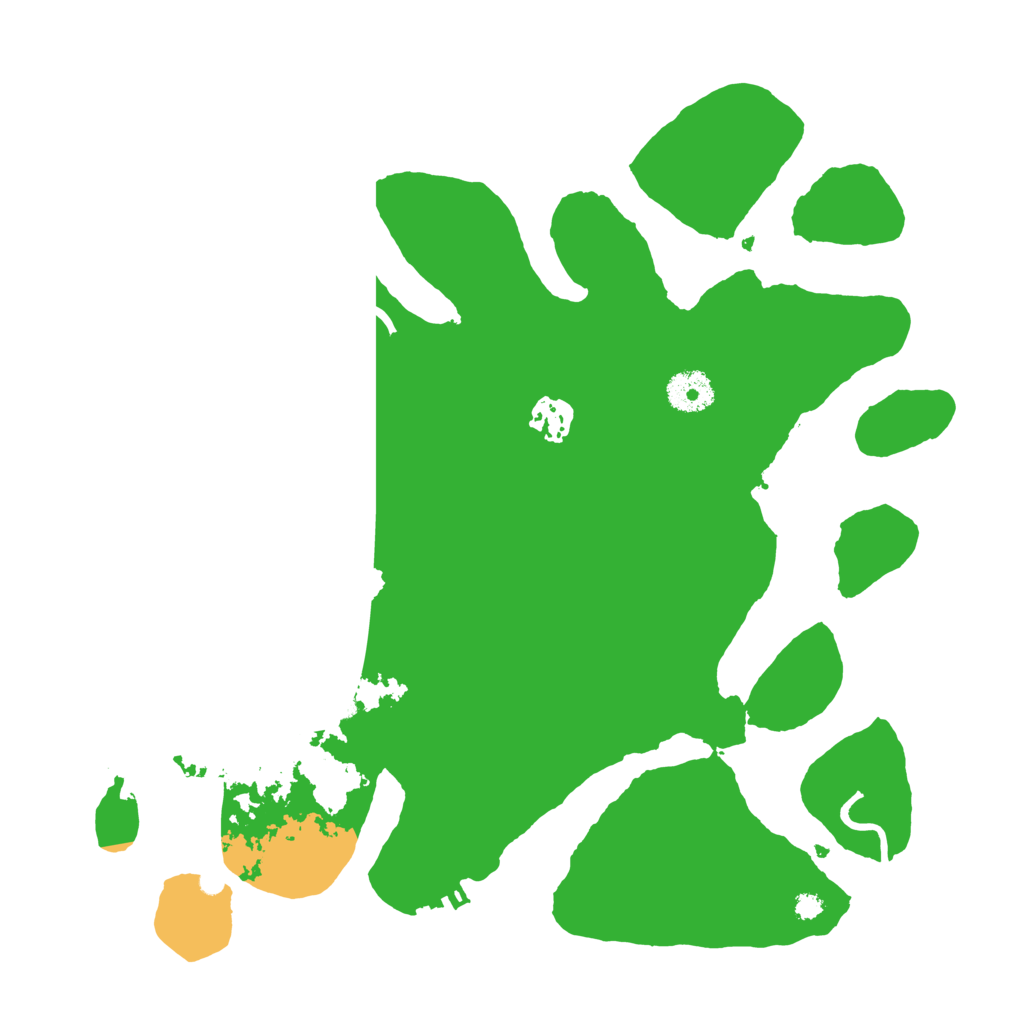 Biome Rust Map: Procedural Map, Size: 3500, Seed: 4020