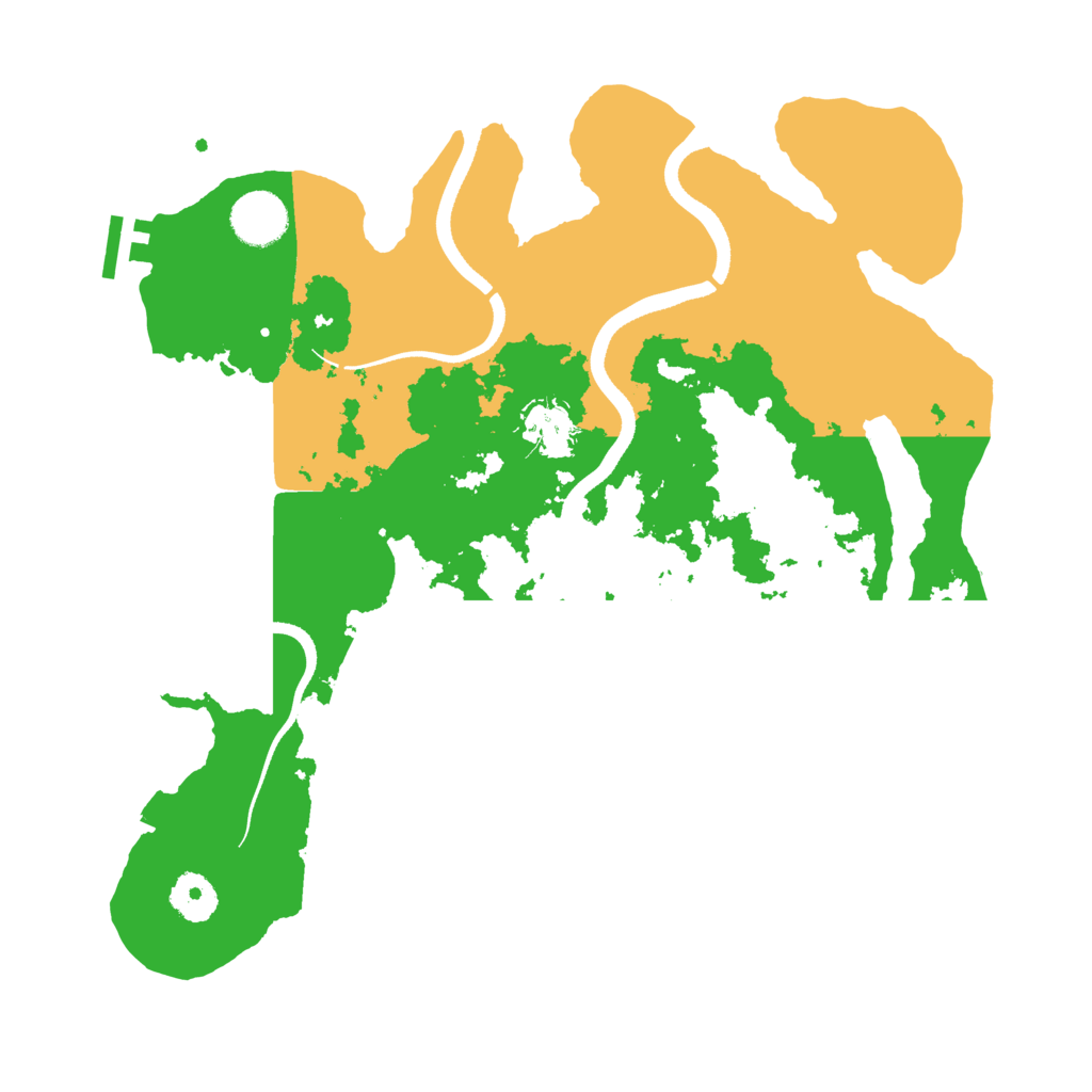 Biome Rust Map: Procedural Map, Size: 3500, Seed: 20211117
