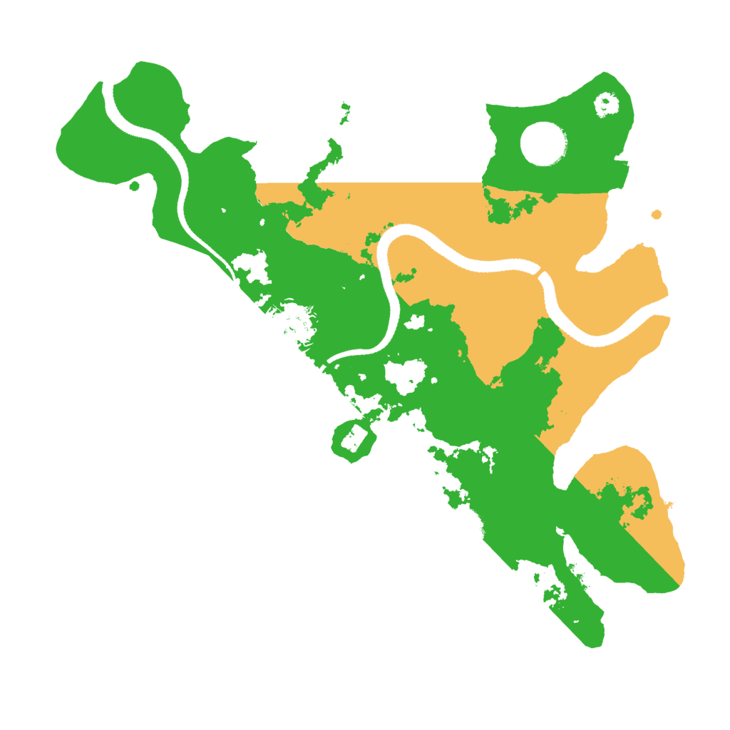 Biome Rust Map: Procedural Map, Size: 3000, Seed: 14764896