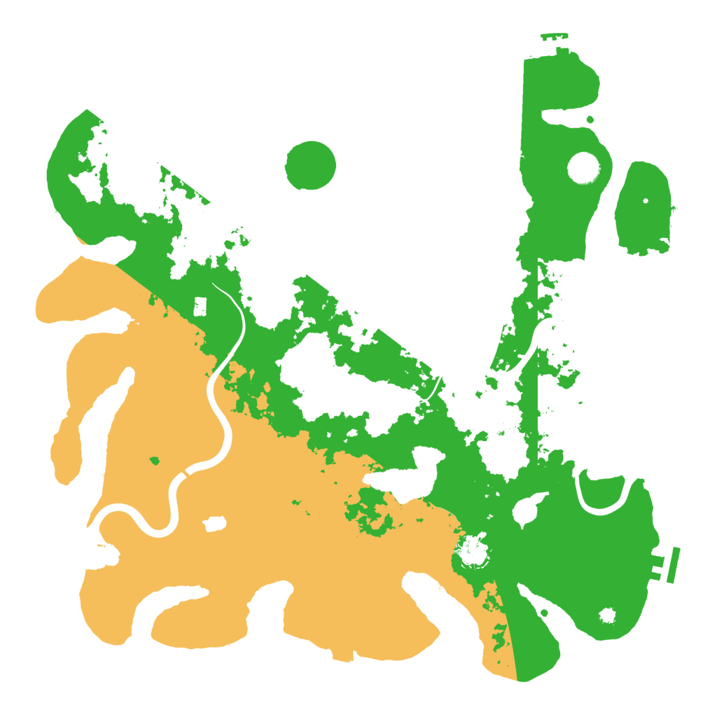 Biome Rust Map: Procedural Map, Size: 4000, Seed: 24427653