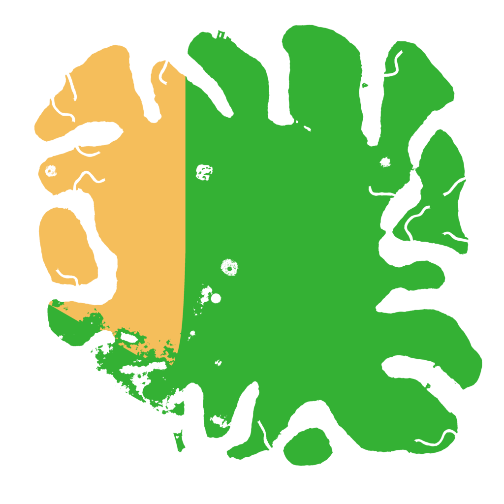 Biome Rust Map: Procedural Map, Size: 4500, Seed: 37940