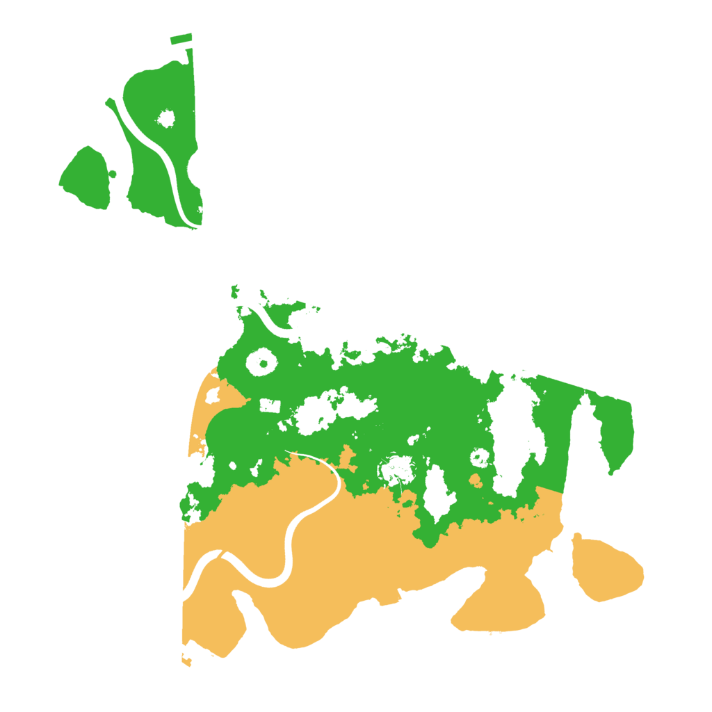 Biome Rust Map: Procedural Map, Size: 3700, Seed: 1042330132