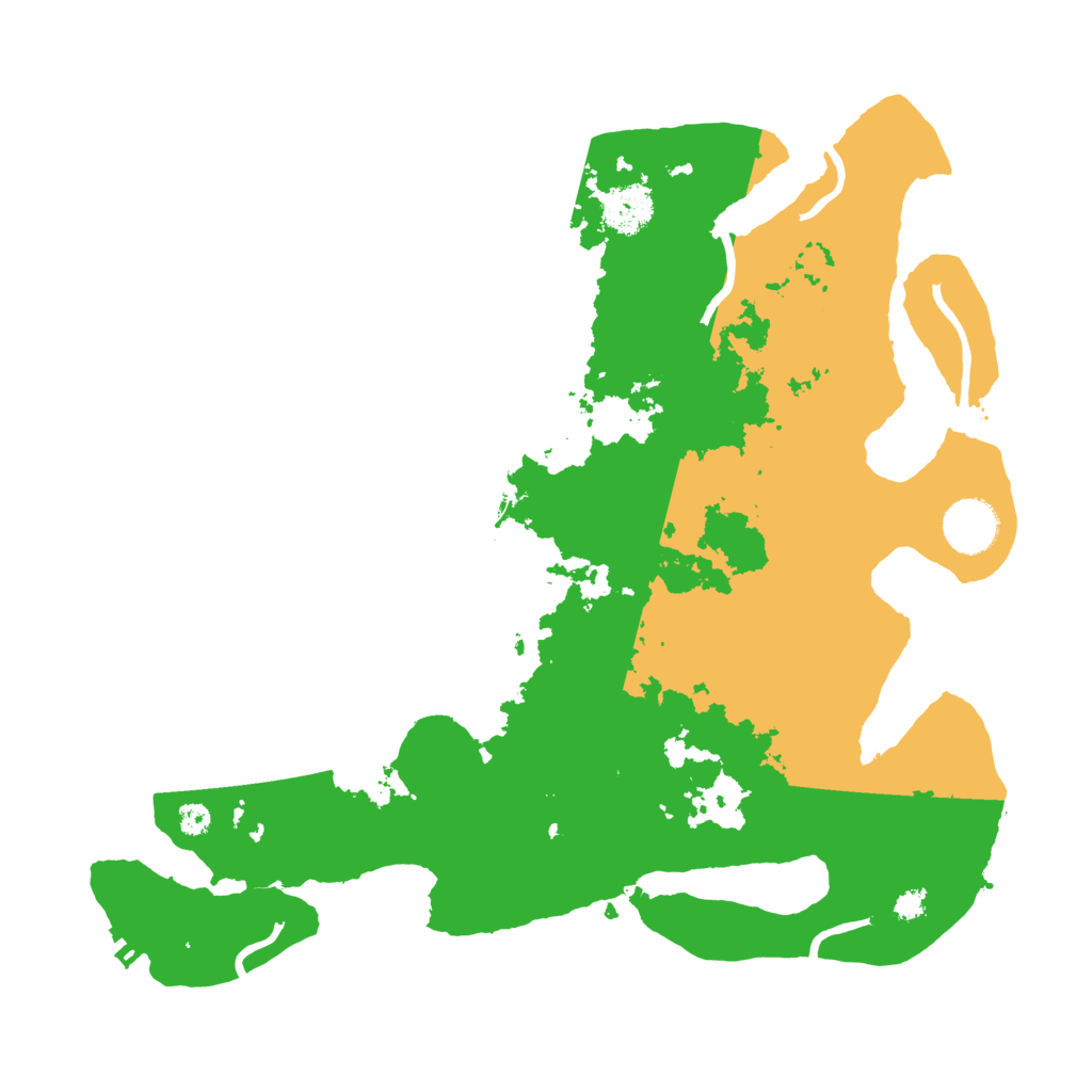 Biome Rust Map: Procedural Map, Size: 3500, Seed: 1414595605