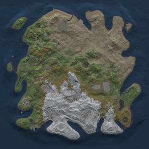 Thumbnail Rust Map: Procedural Map, Size: 4000, Seed: 1784789095, 17 Monuments