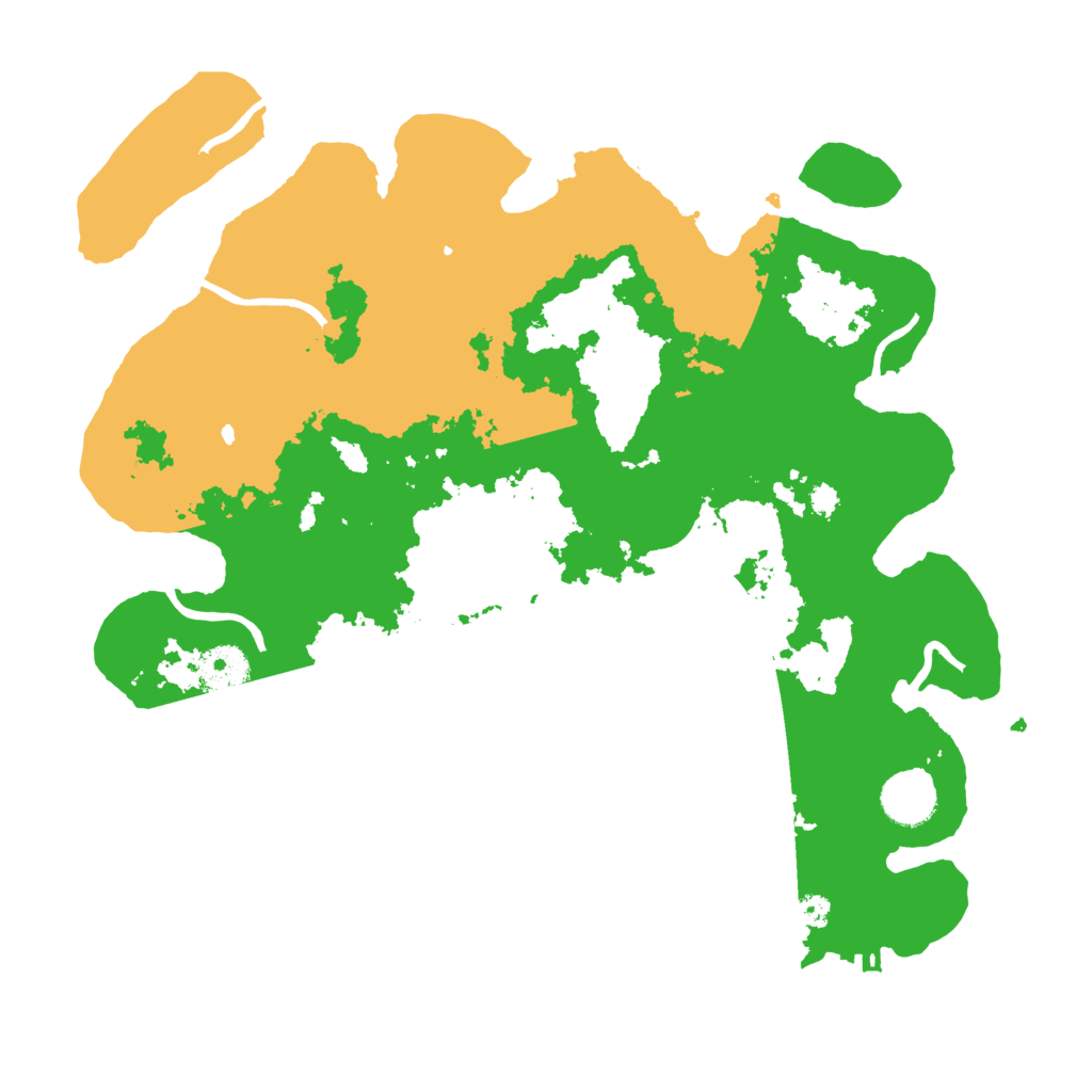 Biome Rust Map: Procedural Map, Size: 3500, Seed: 1565201730