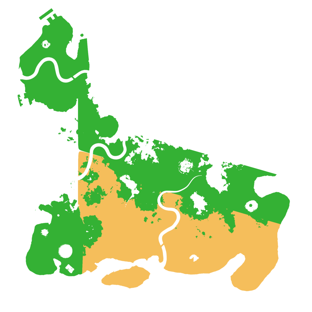 Biome Rust Map: Procedural Map, Size: 4000, Seed: 1132949855