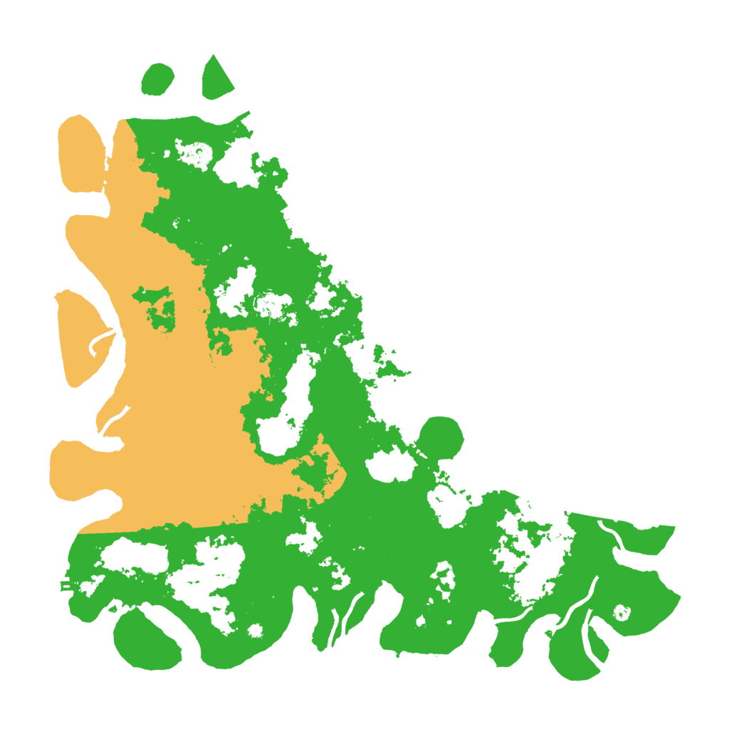 Biome Rust Map: Procedural Map, Size: 4500, Seed: 54553