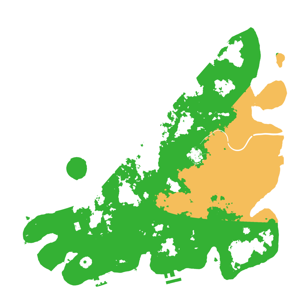 Biome Rust Map: Procedural Map, Size: 3950, Seed: 322209004