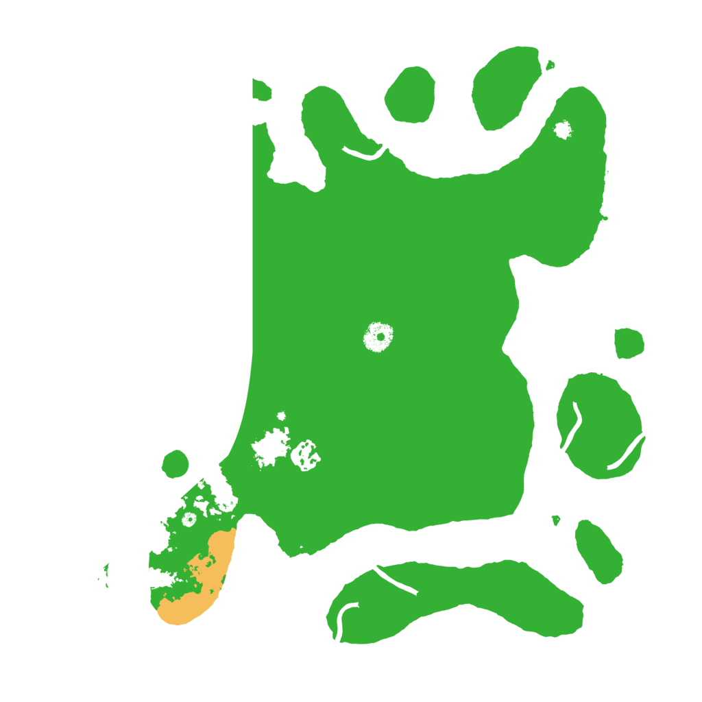 Biome Rust Map: Procedural Map, Size: 3600, Seed: 676183245