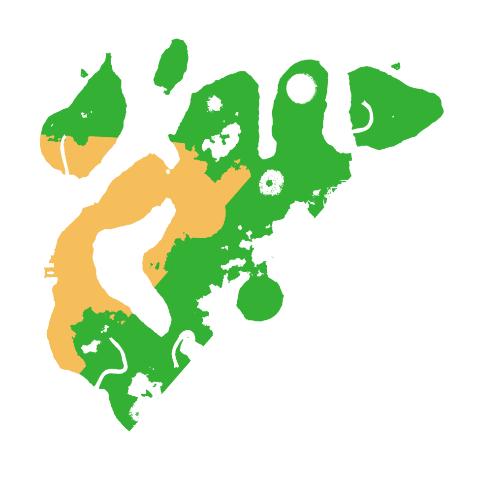 Biome Rust Map: Procedural Map, Size: 3000, Seed: 130003341