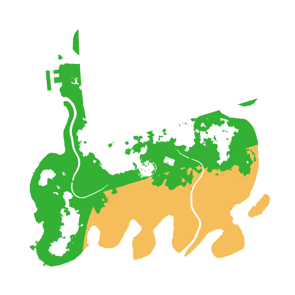 Biome Rust Map: Procedural Map, Size: 3000, Seed: 841114