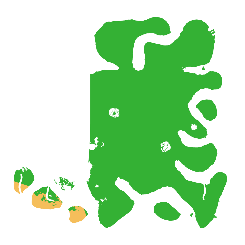 Biome Rust Map: Procedural Map, Size: 3600, Seed: 1997225832