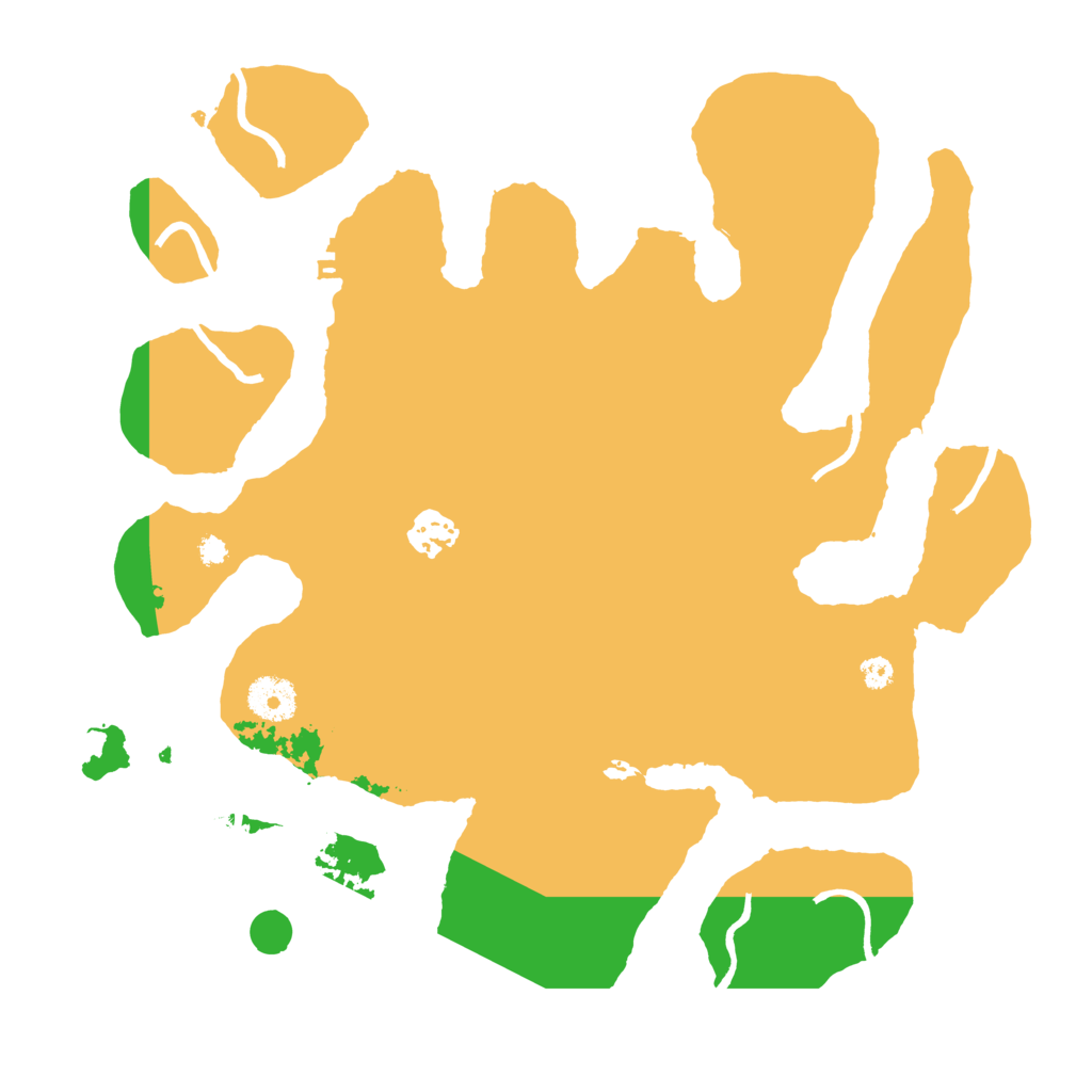 Biome Rust Map: Procedural Map, Size: 3500, Seed: 4623712