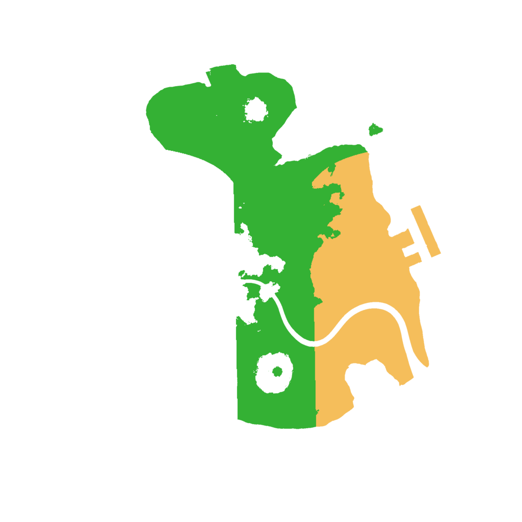 Biome Rust Map: Procedural Map, Size: 2000, Seed: 37527633