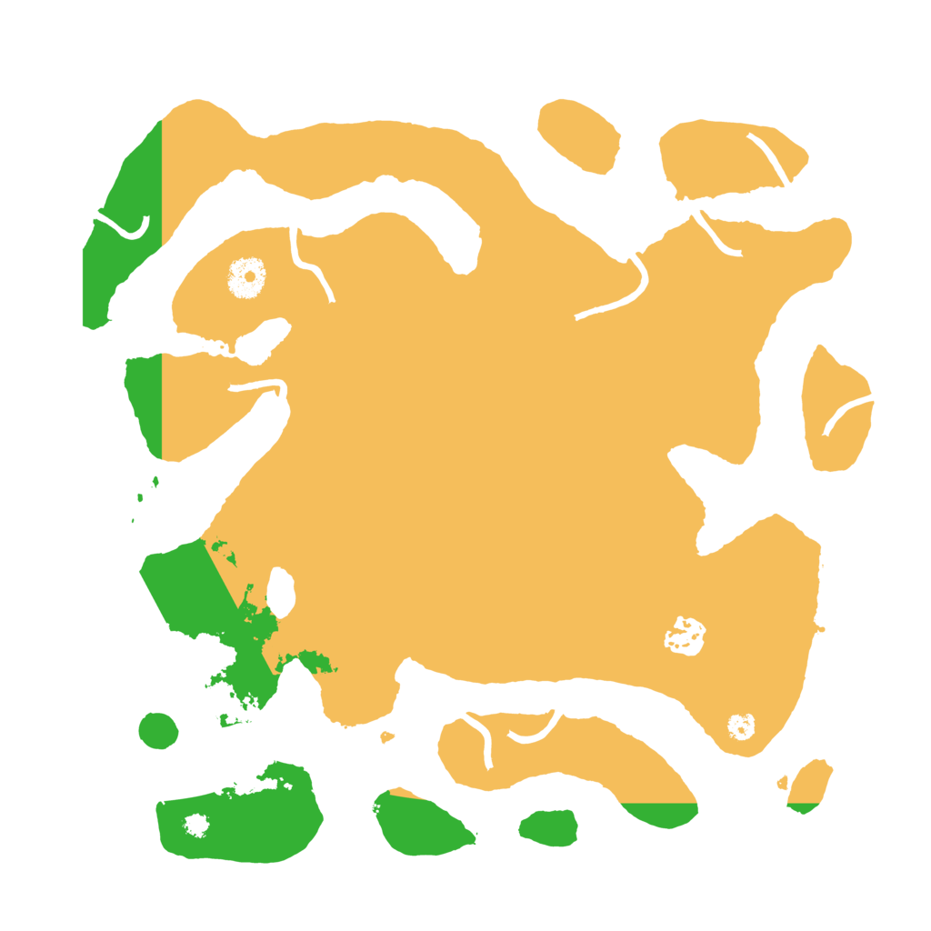 Biome Rust Map: Procedural Map, Size: 3500, Seed: 1979314175