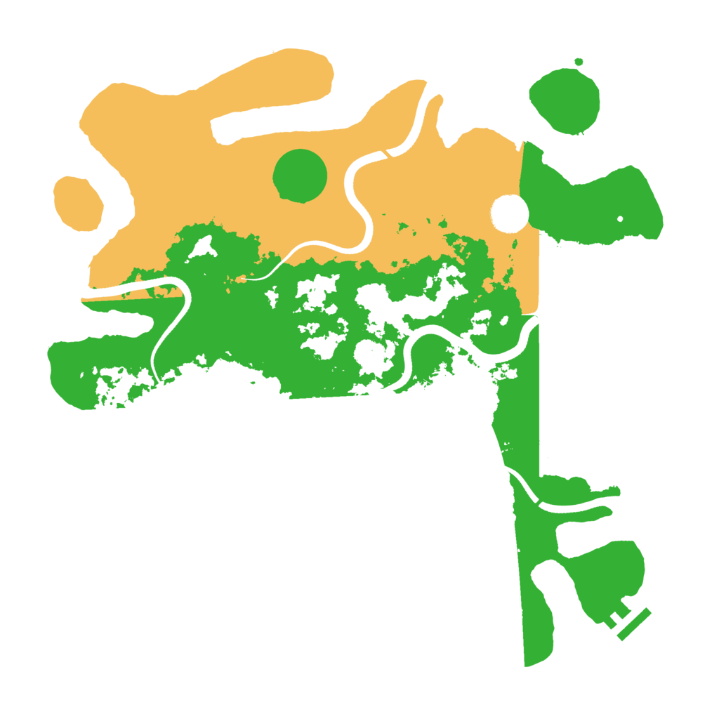 Biome Rust Map: Procedural Map, Size: 3550, Seed: 238431