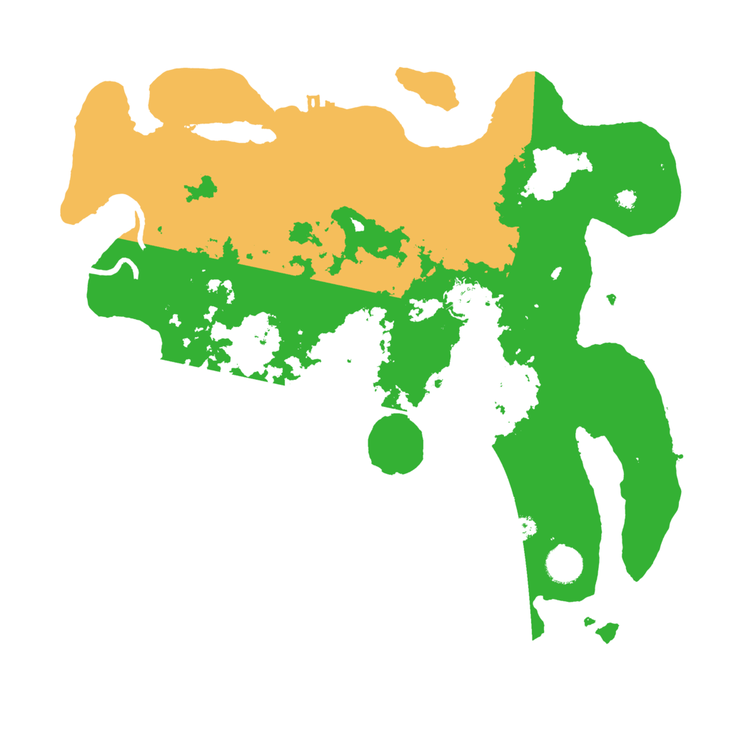 Biome Rust Map: Procedural Map, Size: 3500, Seed: 112497082