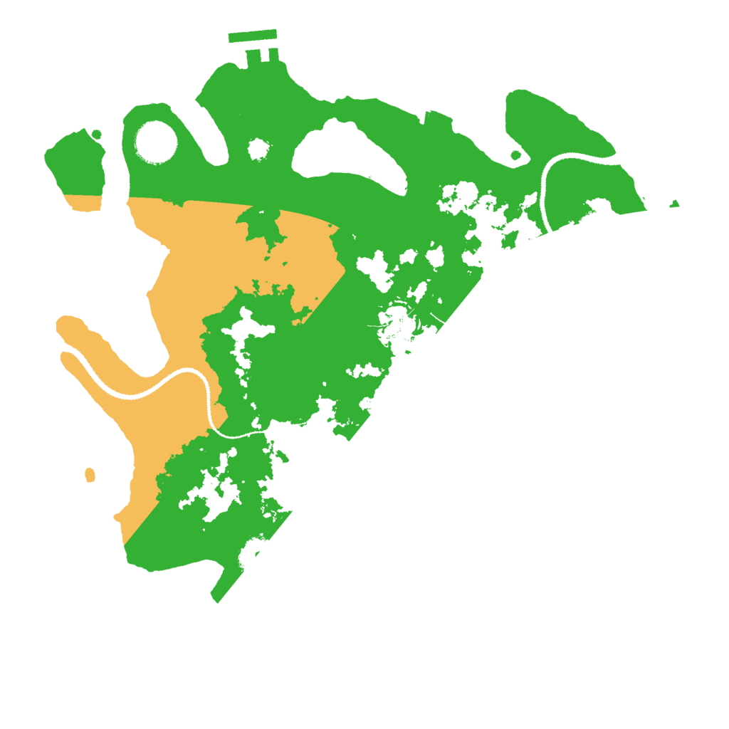 Biome Rust Map: Procedural Map, Size: 3050, Seed: 144920756