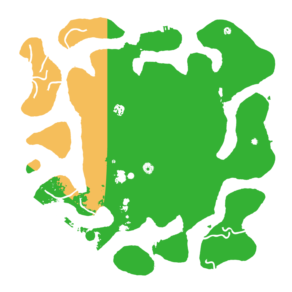 Biome Rust Map: Procedural Map, Size: 4000, Seed: 28577