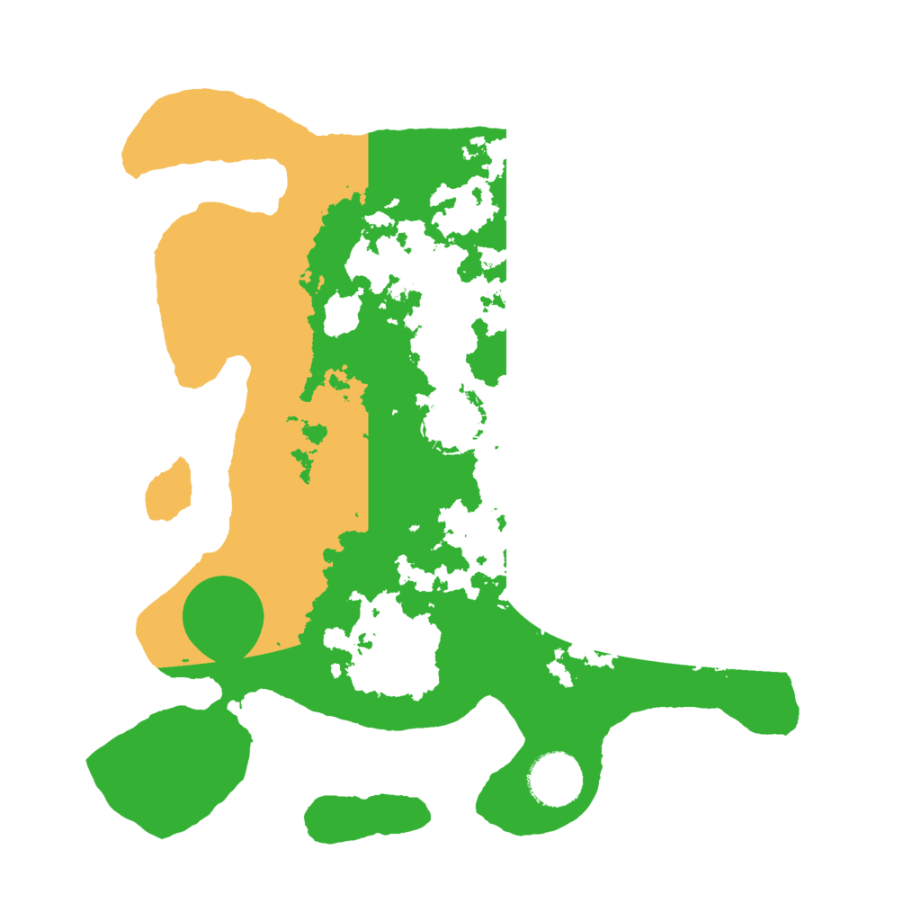 Biome Rust Map: Barren, Size: 3000, Seed: 1929495931