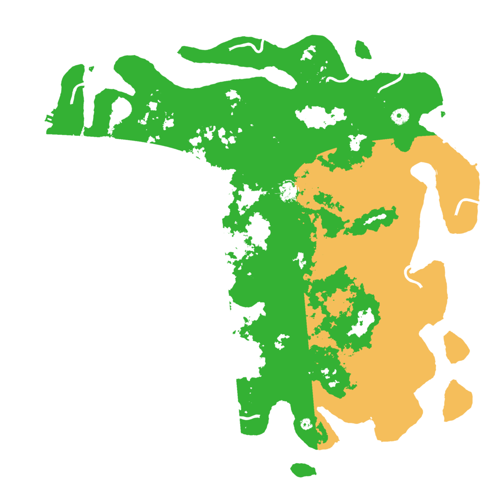 Biome Rust Map: Procedural Map, Size: 4500, Seed: 54589