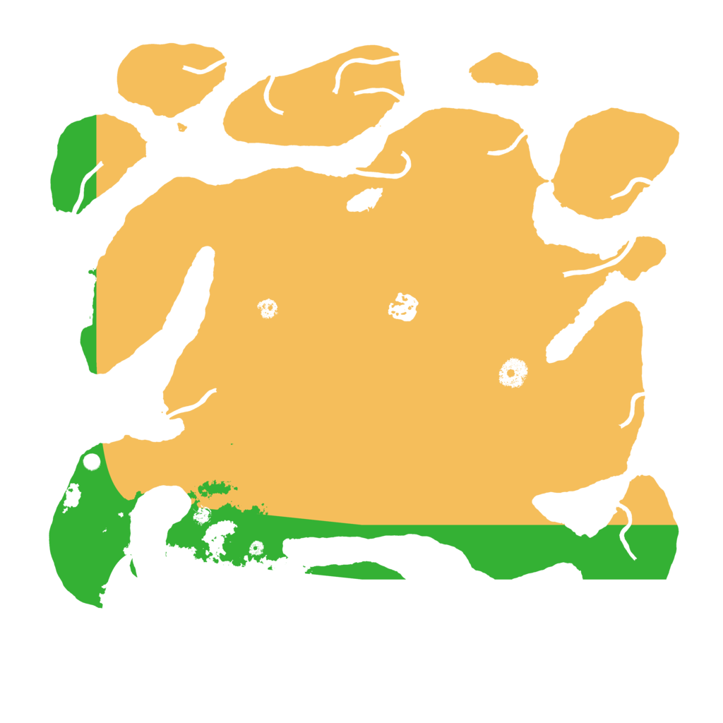 Biome Rust Map: Procedural Map, Size: 3800, Seed: 1234567899