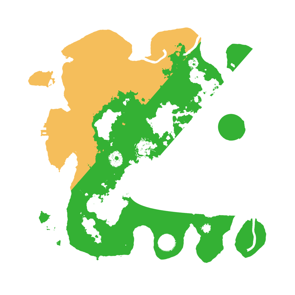 Biome Rust Map: Procedural Map, Size: 3000, Seed: 890353471