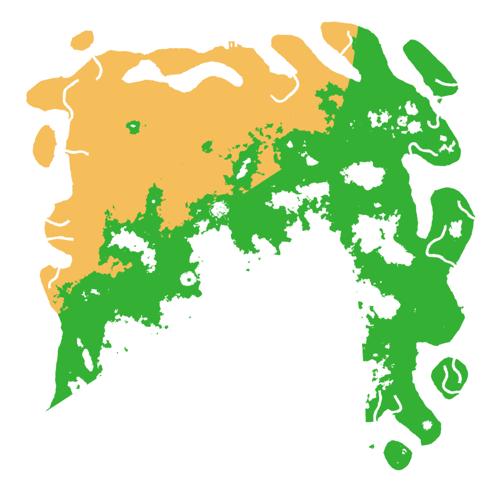 Biome Rust Map: Procedural Map, Size: 5000, Seed: 323574