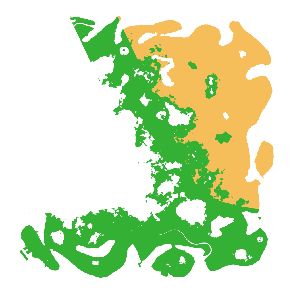 Biome Rust Map: Procedural Map, Size: 5000, Seed: 69000