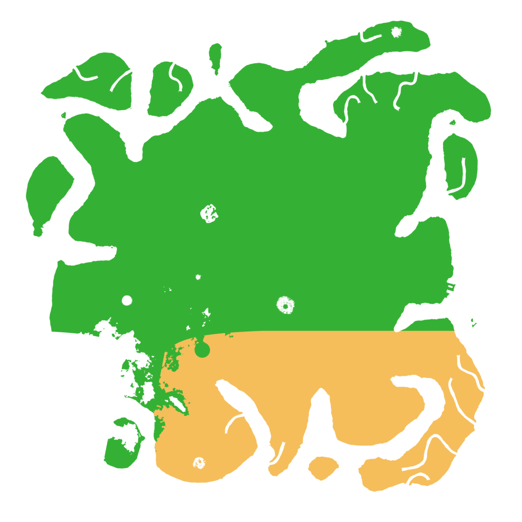 Biome Rust Map: Procedural Map, Size: 4500, Seed: 400290575