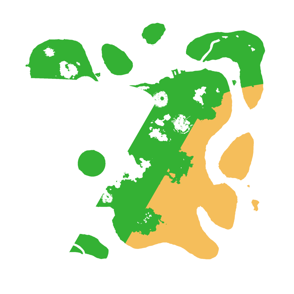 Biome Rust Map: Procedural Map, Size: 3000, Seed: 2039386844