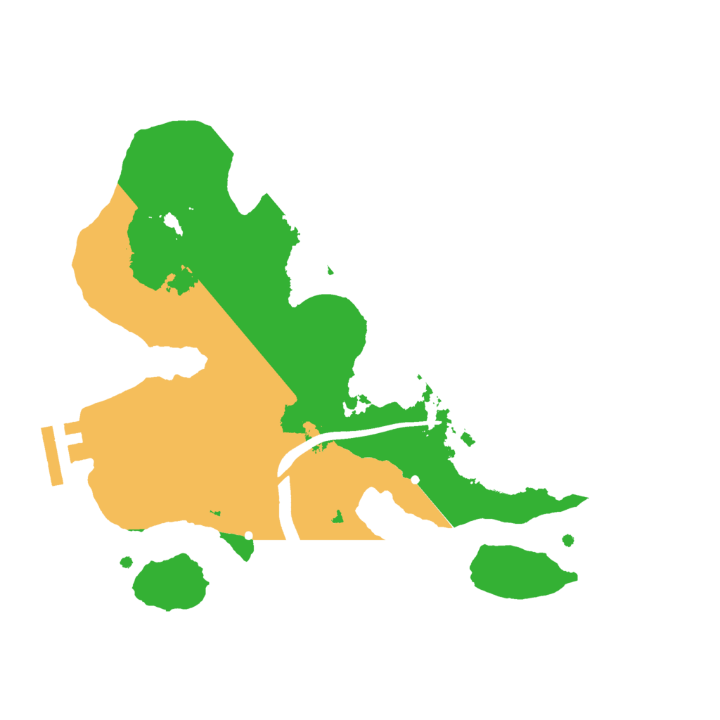 Biome Rust Map: Procedural Map, Size: 2450, Seed: 1234567890