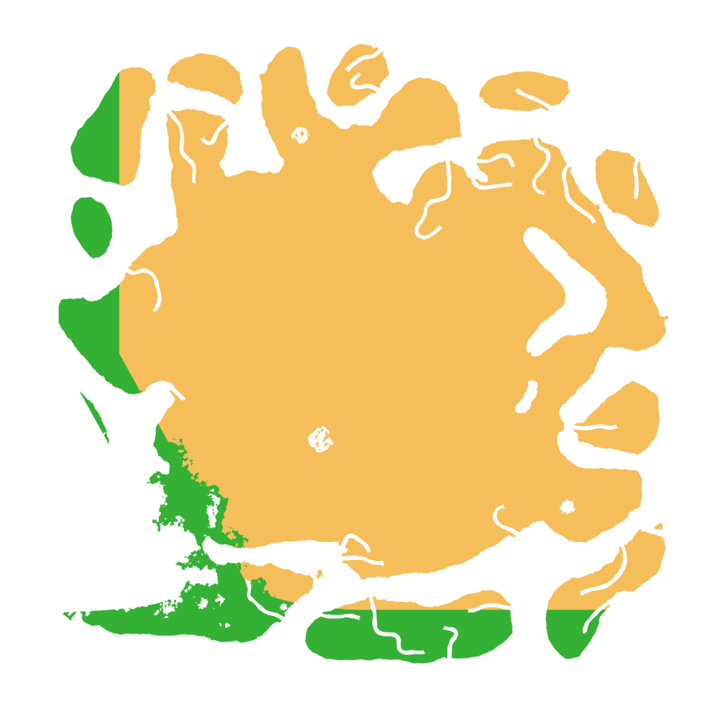 Biome Rust Map: Procedural Map, Size: 4400, Seed: 27814