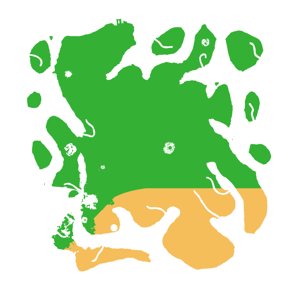 Biome Rust Map: Procedural Map, Size: 3700, Seed: 735482516