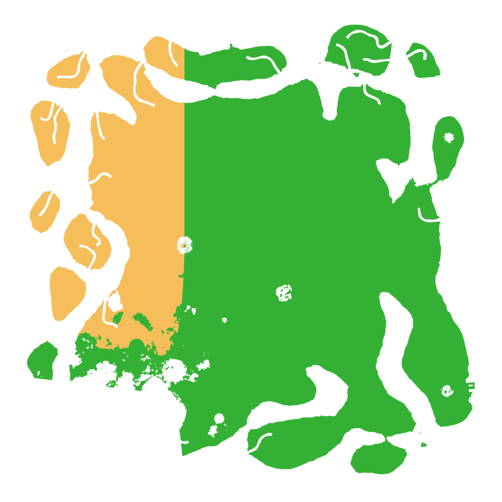 Biome Rust Map: Procedural Map, Size: 4500, Seed: 512256