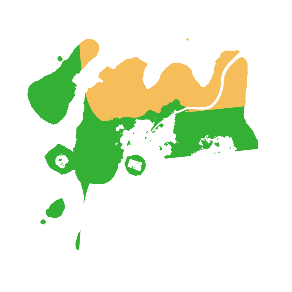 Biome Rust Map: Procedural Map, Size: 2300, Seed: 1293548195