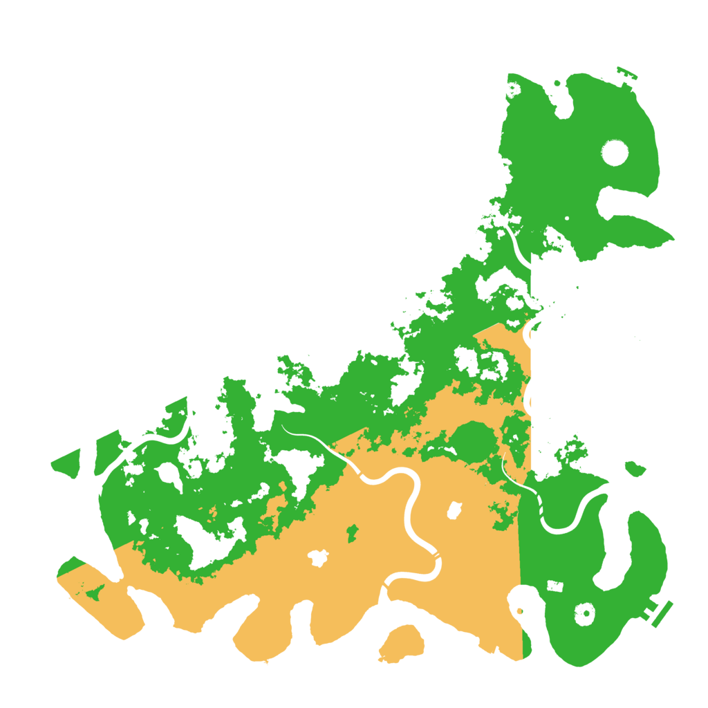 Biome Rust Map: Procedural Map, Size: 4750, Seed: 222555