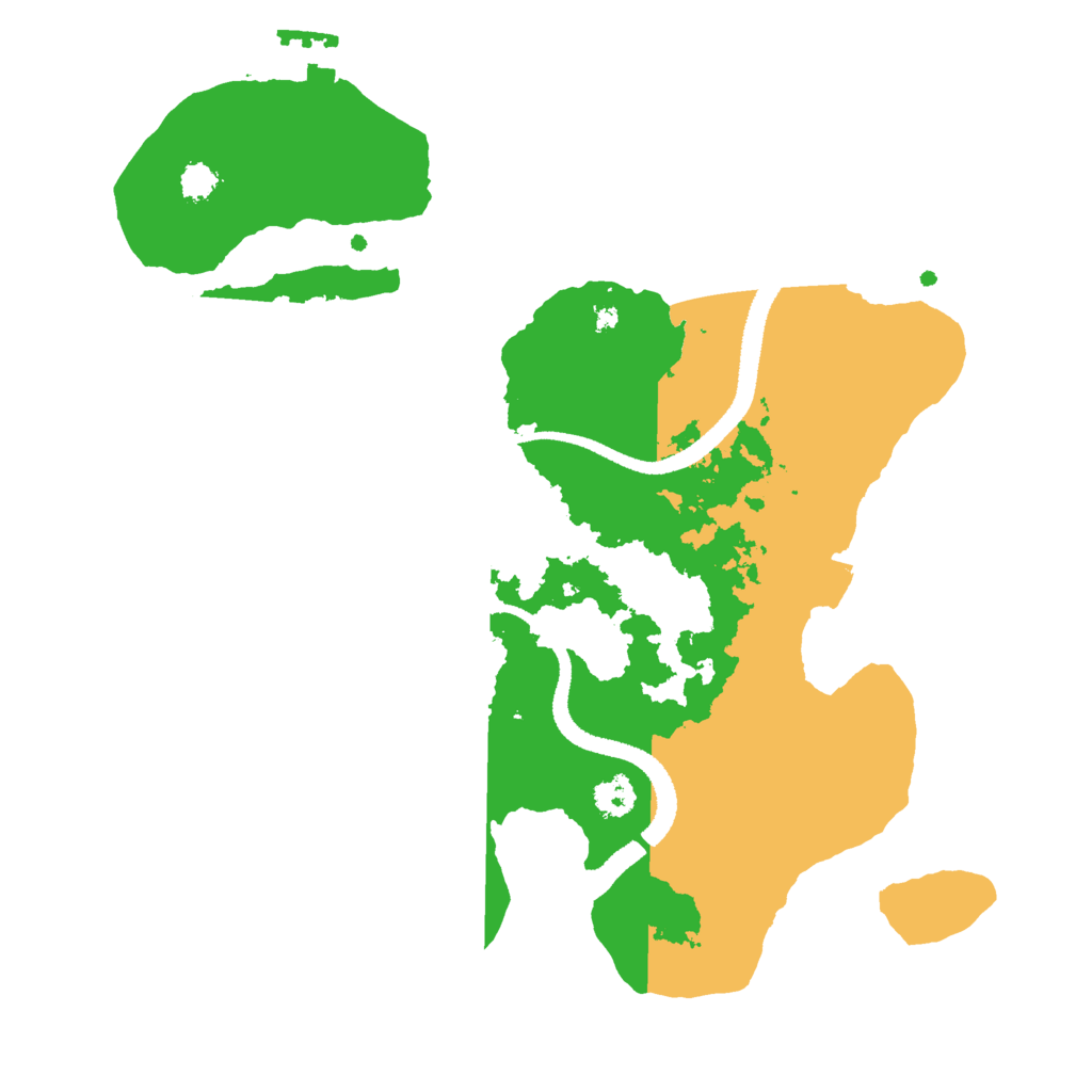 Biome Rust Map: Procedural Map, Size: 2700, Seed: 1091095776