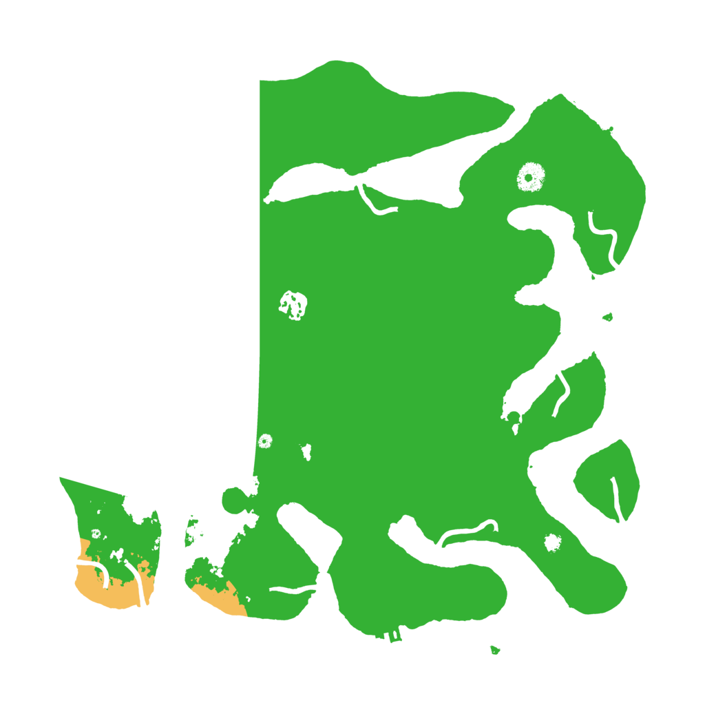 Biome Rust Map: Procedural Map, Size: 3700, Seed: 1551091261