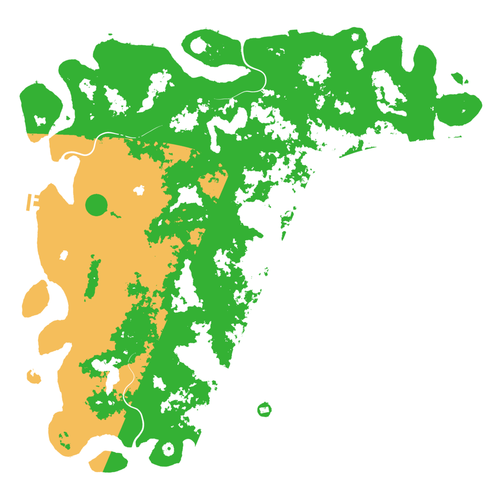 Biome Rust Map: Procedural Map, Size: 6000, Seed: 23