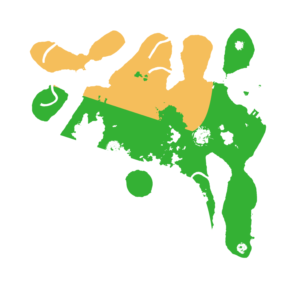 Biome Rust Map: Procedural Map, Size: 3000, Seed: 4062021