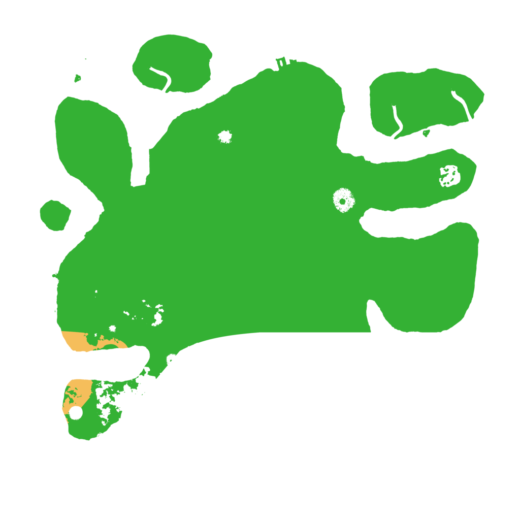 Biome Rust Map: Procedural Map, Size: 3500, Seed: 333486