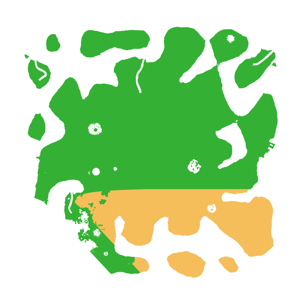 Biome Rust Map: Procedural Map, Size: 3500, Seed: 14689239