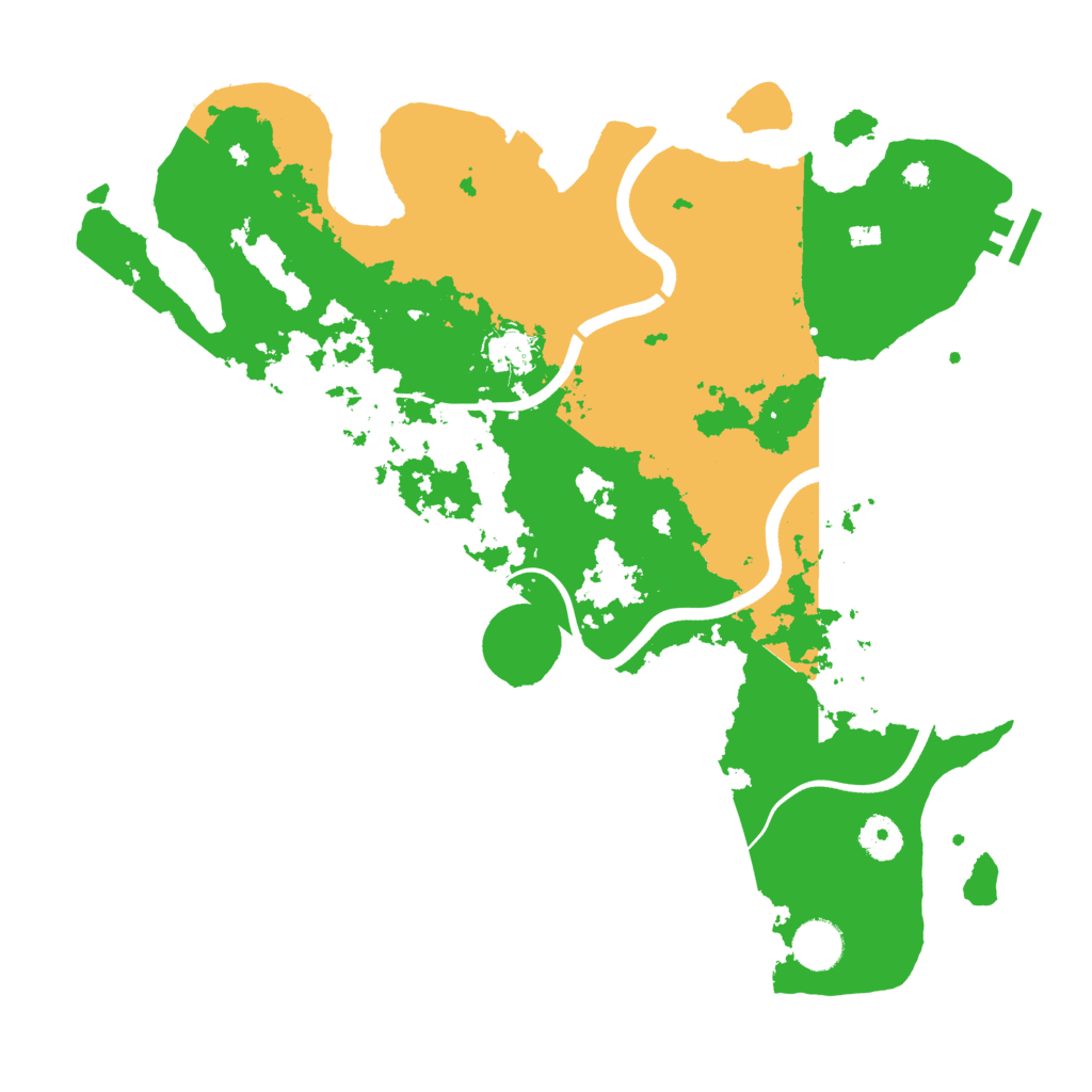 Biome Rust Map: Procedural Map, Size: 3800, Seed: 103624811