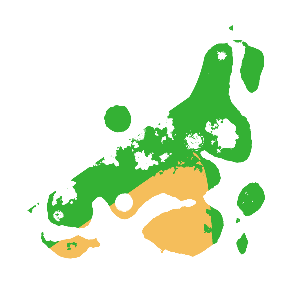 Biome Rust Map: Procedural Map, Size: 3000, Seed: 54513574