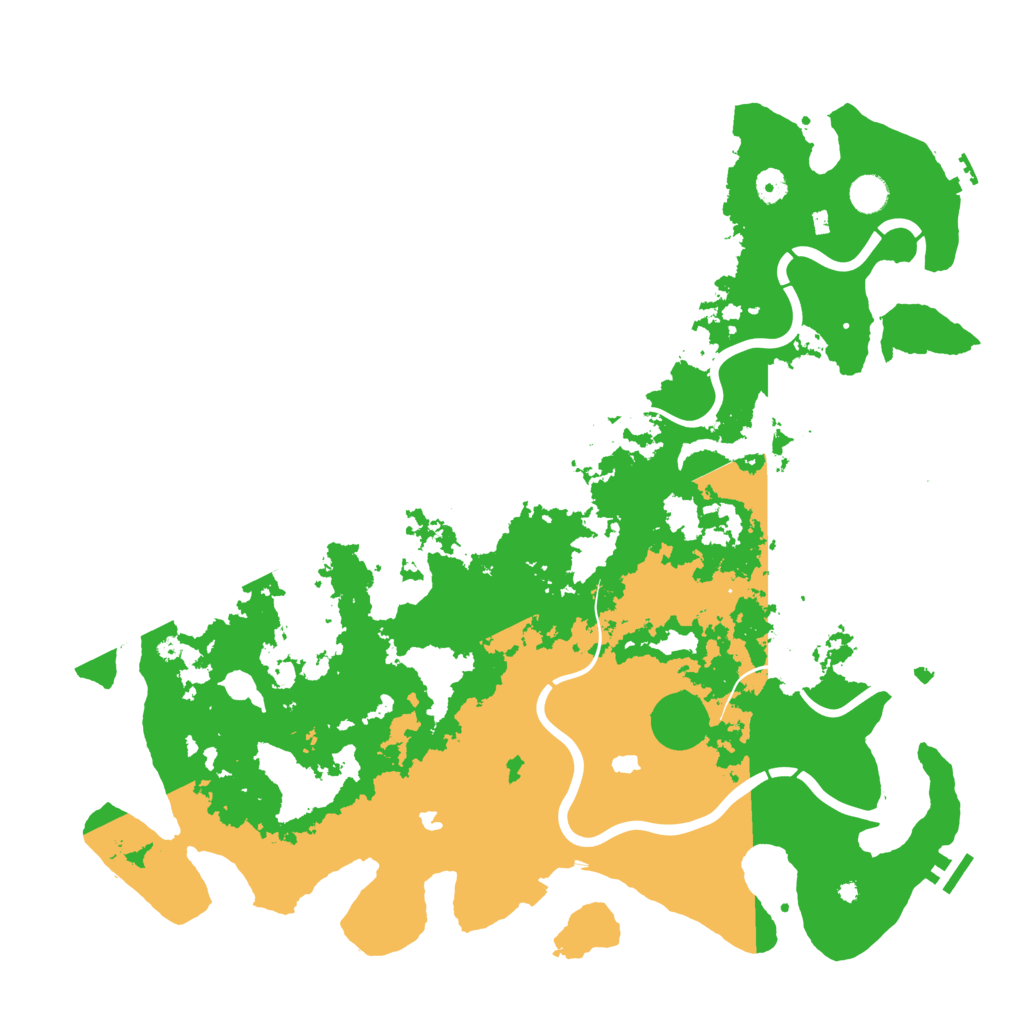 Biome Rust Map: Procedural Map, Size: 4700, Seed: 222555