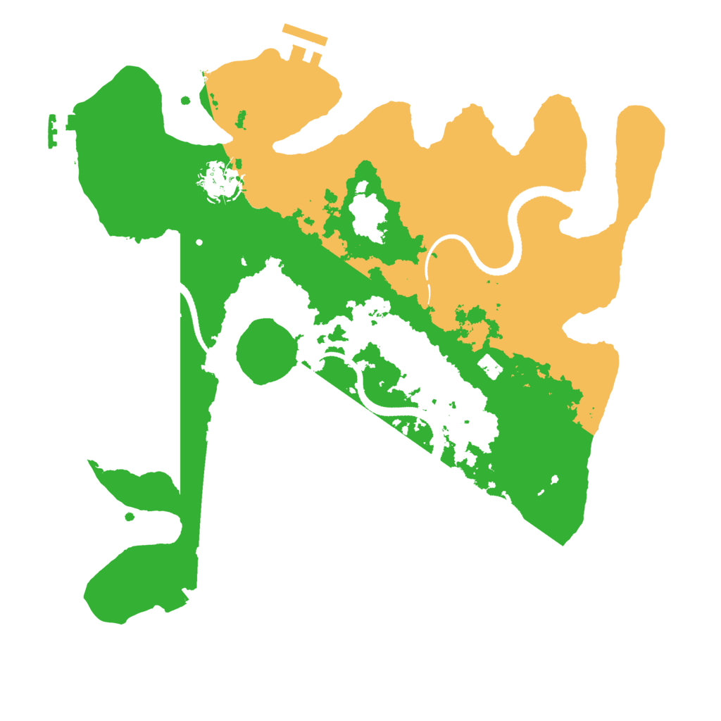 Biome Rust Map: Procedural Map, Size: 3200, Seed: 1342
